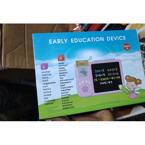 Kids Early Education Learning Tablet – Interactive Educational Device for ABC, Numbers, Math & Vocabulary