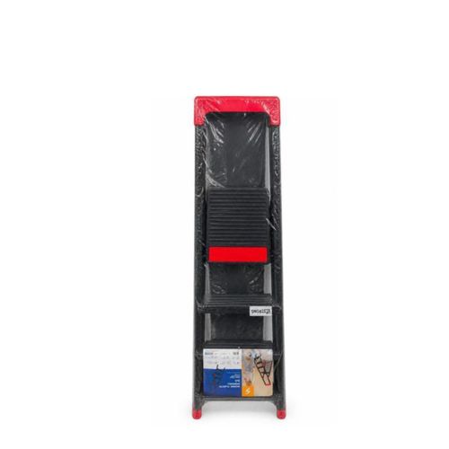 Foldable Aluminum Extension Ladder with Plastic Platform – Heavy Duty, Multi-Purpose (3.4m)