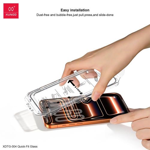 Iphone 16pro max quick fit clear screen protector