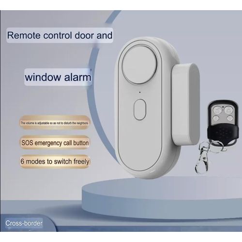 Door and window vibration alarm, magnetic door opener alarm, window breakage alarm, anti-theft alarm