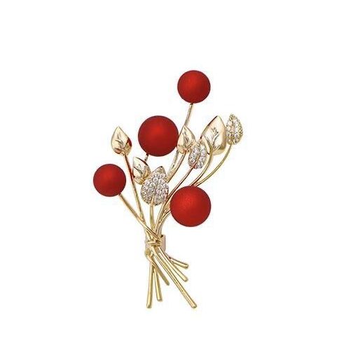 Unisex Classic Rhinestone Brooch Pin For Wears & Suit