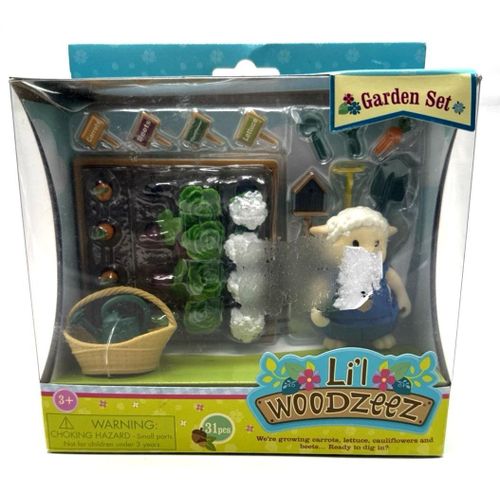 Lil Woodzeez 31 Piece Garden Set w/ Jake Snipadoodle