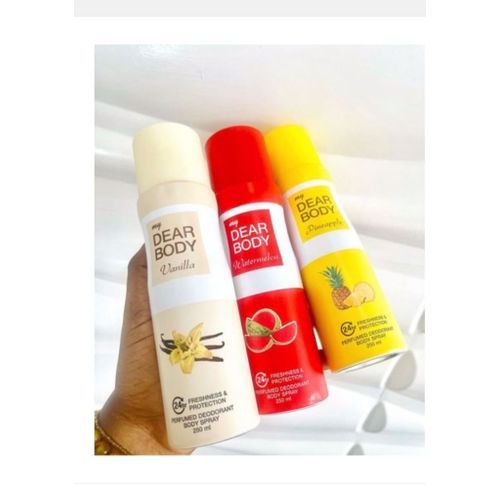 Body Spray (Pineapple ,Watermelon And Vanilla ) Fruity Collection 250ML 3pcs Combo