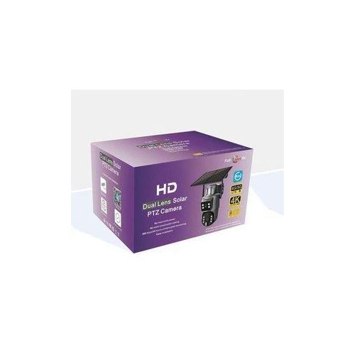 HIGH QUALITY 4K DUAL LENS SOLAR-POWERED UBOX 4G CAMERA