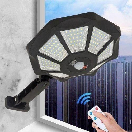 Solar Powered Outdoor LED Wall Light With Motion Sensor, 6-Sided Ultra Bright Security Light, Waterproof IP65 Garden Lamp, Energy Saving Solar Fence Light For Home, Compound, Garage, Gate, Pathway, Balcony And Backyard