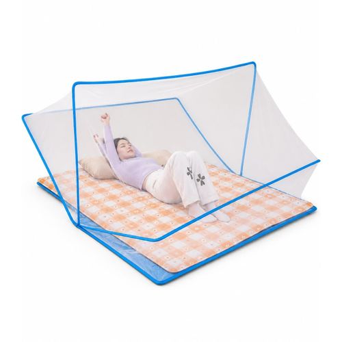 Portable Foldable Pop-Up Mosquito Net for Bed – Breathable Mesh Sleeping Tent with Zipper