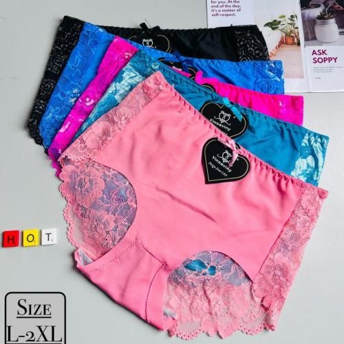 Ladies Seamless Full Lace Pants 6pcs
