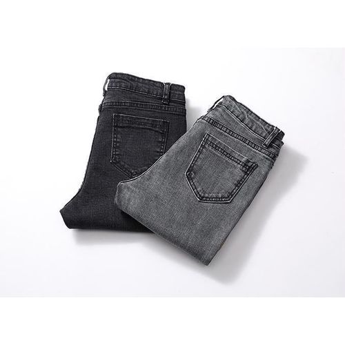 2in1 Distress Denim Jeans Trouser For Guys