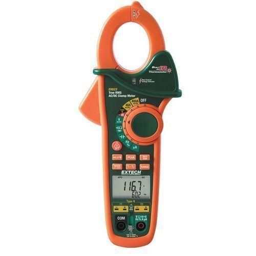 EX623 AC/DC Clamp-On Meter With Dual Thermocouple, NCV, & IR Thermometer