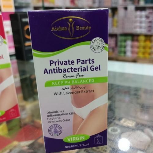 Private Parts Antibacterial Gel With Lavender Extracts.
