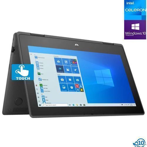ProBook 11 X360- TOUCH- 256GB SSD/4GB RAM-Intel CELERON QUAD CORE WIN10 Pro +Mouse &USB Light