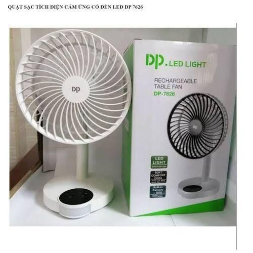 Rechargeable Table Fan USB CORD - White