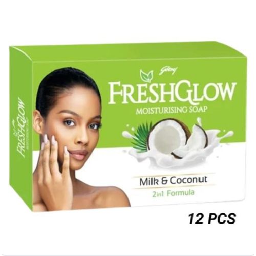 FRESH-GLOW MOISTURIZING SOAP MILK & COCONUT-12 Piece