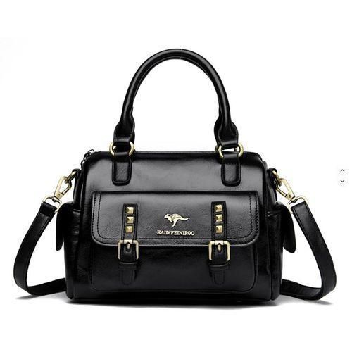 COMFORTABLE Vintage Leather Satchel Handbag for Women Luxury Top Handle Crossbody Purse with Shoulder Strap Designer Style Ladies Tote Bag for Work Travel & Everyday Fash*on Classic Vintage Top Handle Handbag with Adjustable Crossbody Strap