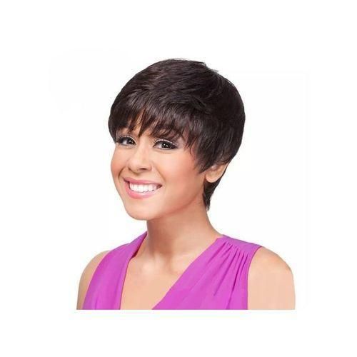 Hair Wig Short Pixie - Light Black