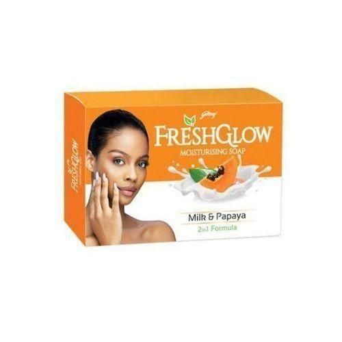 FRESH-GLOW MOSTURISING SOAP-MILK &PAPAYA(6 PIECECS)