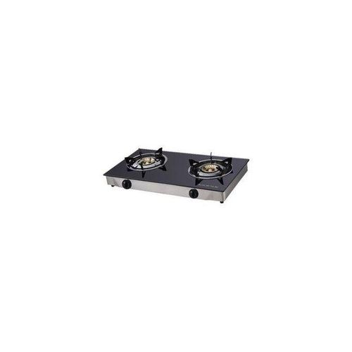 Glass Table Top Double Burner Gas Cooker WITH Auto Ignition