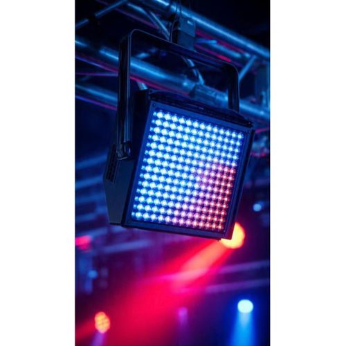 200W LED RGB Matrix Strobe Light, DMX 512 Stage Wash Panel Light With Power CON, DJ Disco Light For Party, Wedding, Club, Church