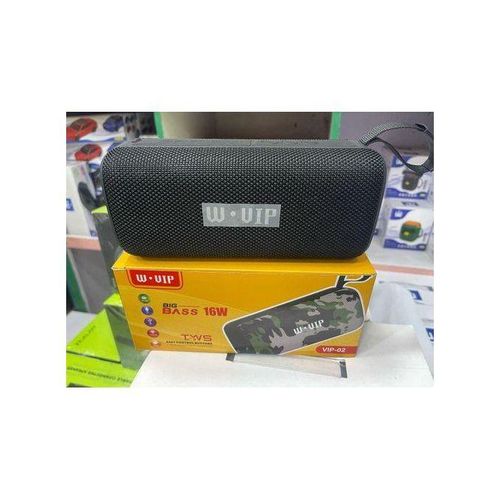 W VIP 02 Big Bass Wireless Bluetooth Speakers For Both Android And IOS
