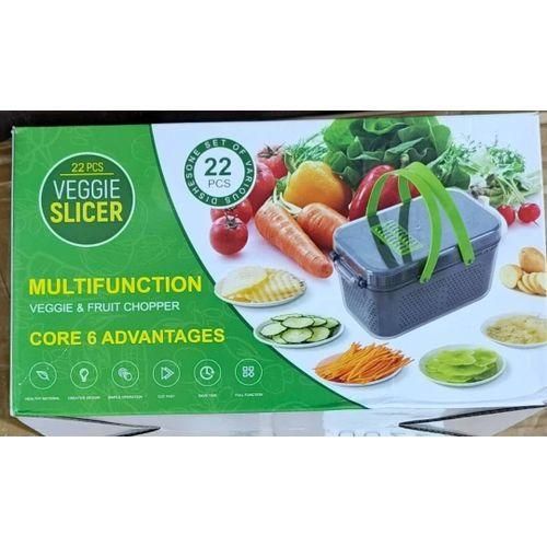 22-Piece Multifunction Veggie Slicer & Fruit Chopper