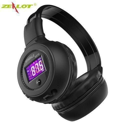 B570 Digital Led Display BLUETOOTH Headphones + Free AuxCord