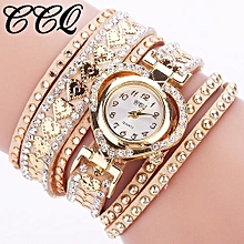 Love Studded Bracelet Watch