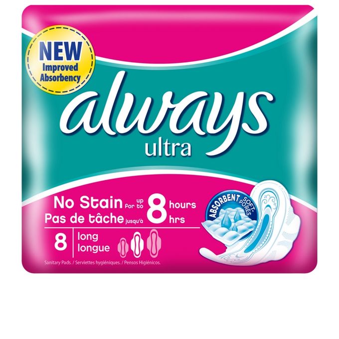 Always Ultra Sanitary Pad Duo Pack 16 Pads (Pack Of 2) + Free Ultra