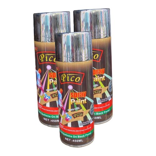 Spray paint - Silver - 3Pcs