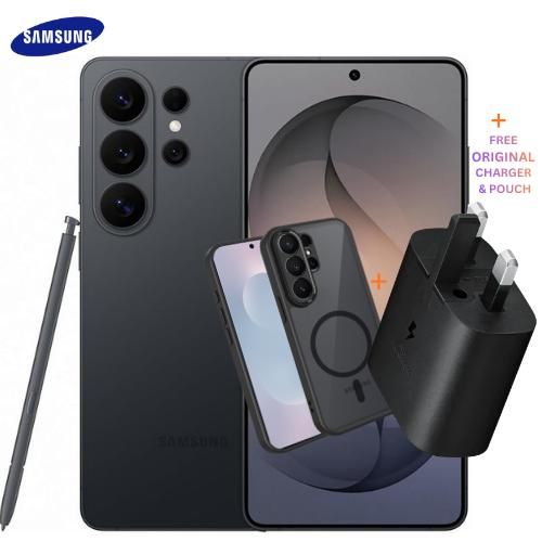 Galaxy S26 Ultra, Smartphone 512GB/256GB ROM, 12GB RAM Privacy Display, Galaxy AI, AI Camera, Super Fast Charging. With Free Protective Case and Charger