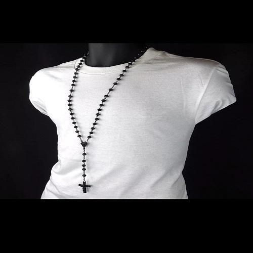 Beautiful Unisex Rosary Black