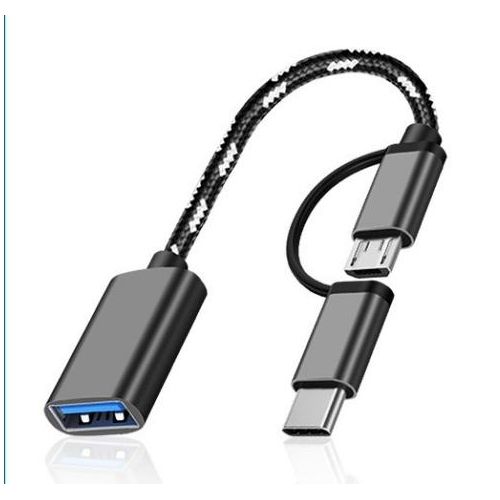 Otg Two In One OTG TYPE C Plug & Play + Micro For Android Phones
