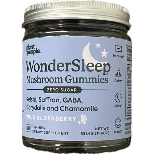WonderSleep 60 Gummies Sleep Support Reishi Mushroom,Corydalis,GABA,Chamomile & Passionflower