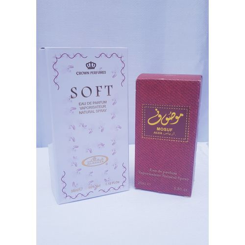 Soft - Al-Rehab Eau De Perfume Spray And Mousuf Alya 25ml 2 In 1