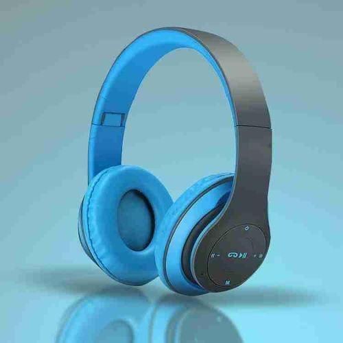P47 5.0 Wireless Bluetooth Stereo Foldable Headphone, Headset P47. ( BLACK / Blue )