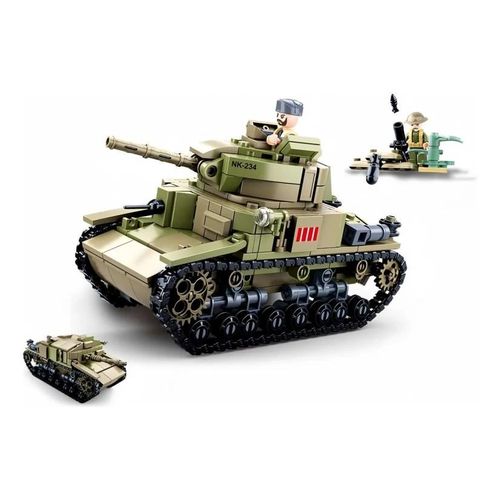 Tank Building Blocks Set, Vehicle Model Assembly Toy for Kids Ages 6+ - Educational STEM Gift for Boys & Girls(465 PCS)