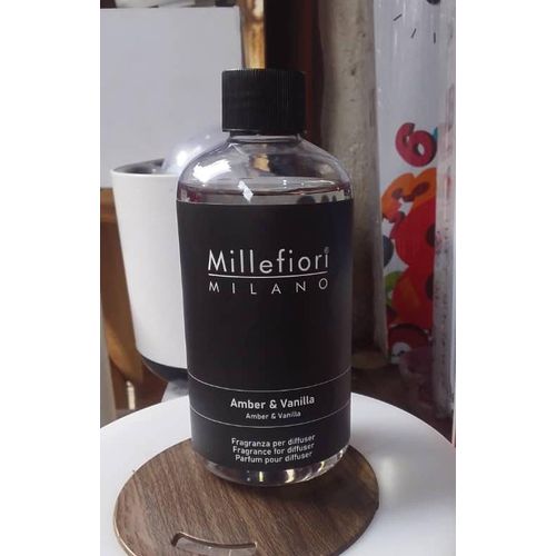 Millefiori Amber and vanilla natural oil rifill for diffuser and humidifier 250ml