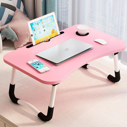 ADJUSTABLE FOLDABLE LAPTOP BEDSIDE WORK TABLE