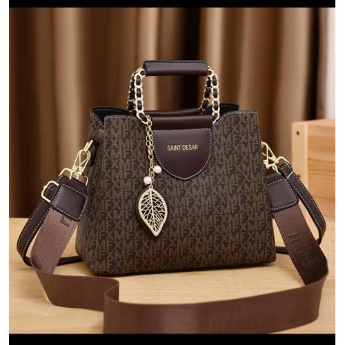 Luxe Signature Brown Ladies Handbag – Stylish and Durable