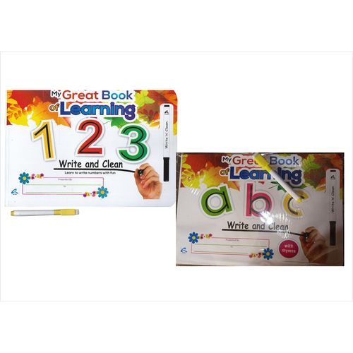 Write And Wipe ABC 123: Scholastic Early Learners