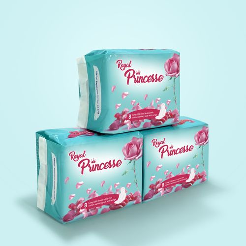 Cotton Ultra-Thin Long Sanitary Pads - By 8 3 Packs