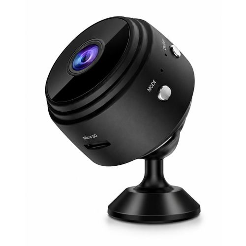 Mini HD Wireless Security Camera – Portable Indoor Surveillance Camera with Motion Detection & Micro SD Support