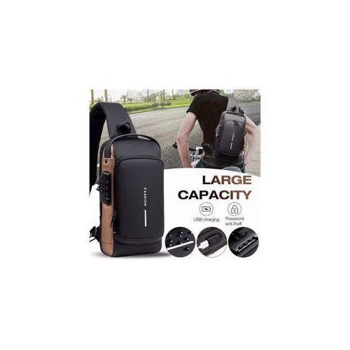 Royal Crest Executive Anti-Theft Cross Bag Black