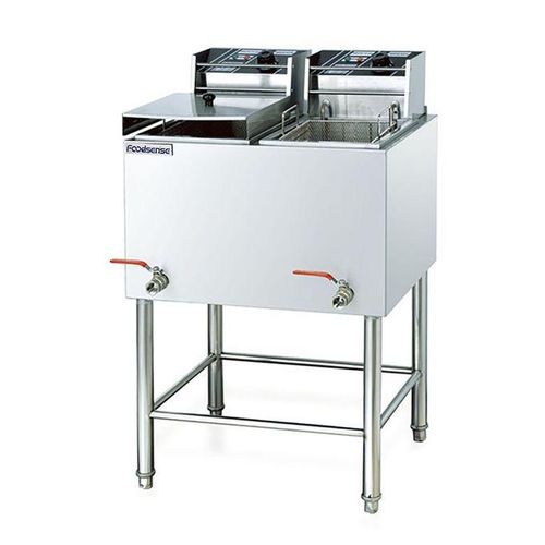 2 Basket Standing Deep Fryer Electric 2Tank