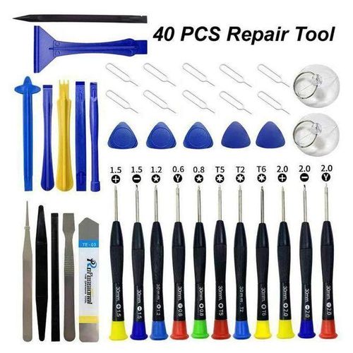 40 In 1 Mobile Phone Repair Tools Disassemble Repair Set For Screwdriver Combination Skid Multi Function Disassembly Kit-40 in 1 Set