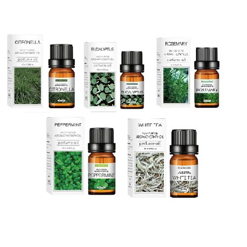 Plant Scented Diffuser Massage Aromatherapy Oil- X 5