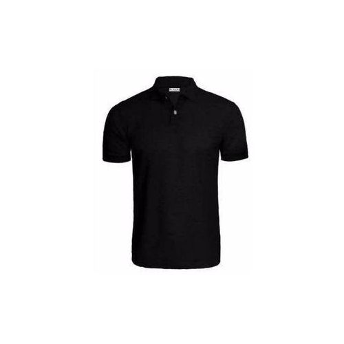 QUALITY PLAIN COLLAR NECK POLO-BLACK