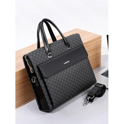 GORCHIS NEW MEN'S LUXURIOUS ANTI THEFT PIN LOCK LARGE CAPACITY BUSINESS BRIEFCASE & LAPTOP BAG