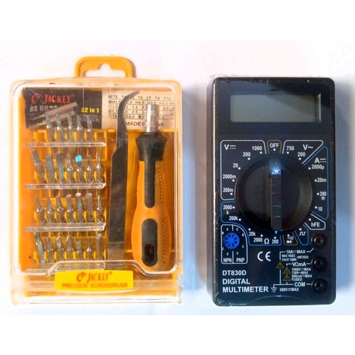 Precise Screwdriver Tool Set & Mini Digital Muilti-meter