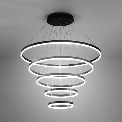 Luxury Executive staircase Nordic interior decorative drop pendant ceiling fittings chandelier light