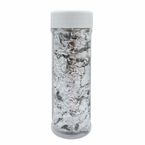 Silver Foil Flakes for Resin Art – Metallic Gold Leaf for DIY Crafts, Nails & Epoxy(2grams)